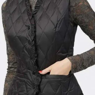 Womens Slim-fit Lightweight Down Vest