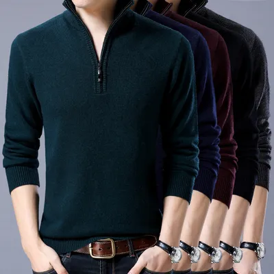 Casual long-sleeved knitwear