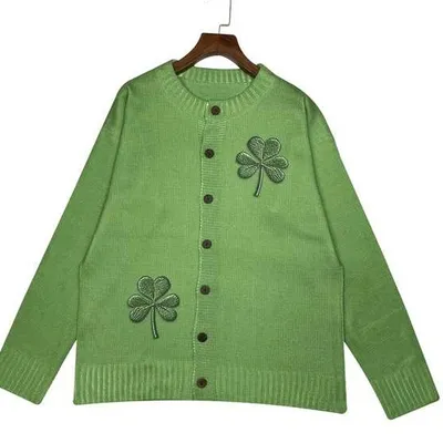 3D Digital Printing Women's Knitted Cardigan