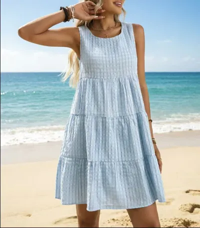 2026 New Arrival Sleeveless Dress, Loose Casual Women's Dress For Beach