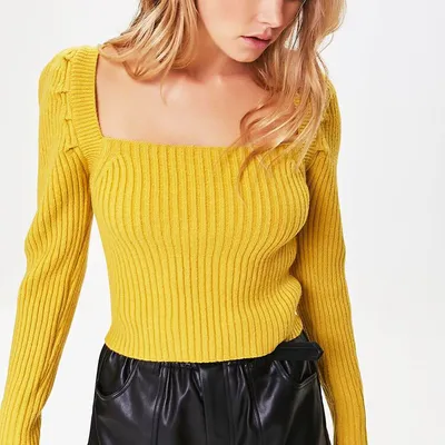 2023 Cross-Border Autumn And Winter New Long-Sleeved Slim-Fitting Inner And Outer Tops Knitted Sweaters With Bow Ties On The Back