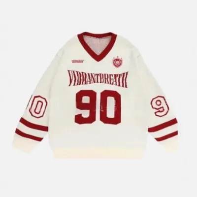 All-Match Letter Knitted Sweater For Women