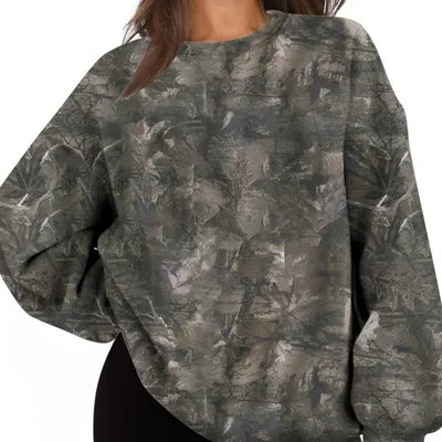 3D Digital Printing Women's Trendy Round Neck Sweater