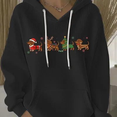 3D Digital Printing Women's Casual Loose Fashion Waffle Knit